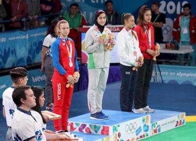 رقابت های تکواندو المپیک نوجوانان، دو طلا برای دختر و پسر ایران
