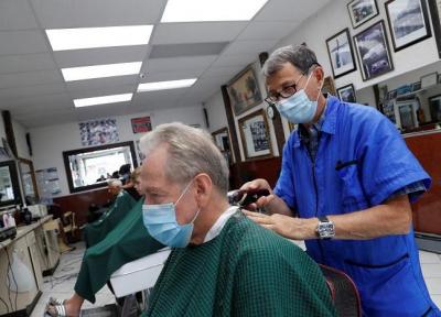 بازگشایی آرایشگاه های نیویورک بعد از 3 ماه، 1200 نفر در صف ، کوتاهی مو 1000 دلار