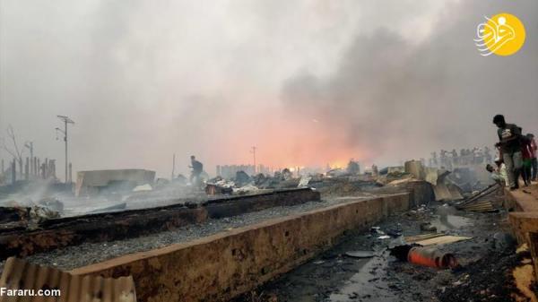 (تصاویر) آتش سوزی در اردوگاه آوارگان روهینگیا (تصاویر) آتش سوزی در اردوگاه آوارگان روهینگیا
