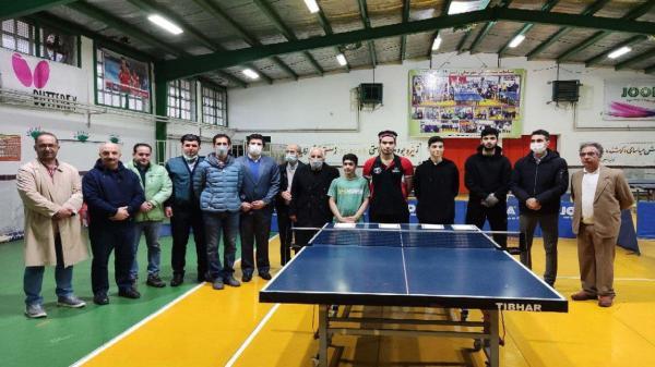 قهرمانی ذبیحی در مسابقات انتخابی تنیس روی میز جوانان مازندران